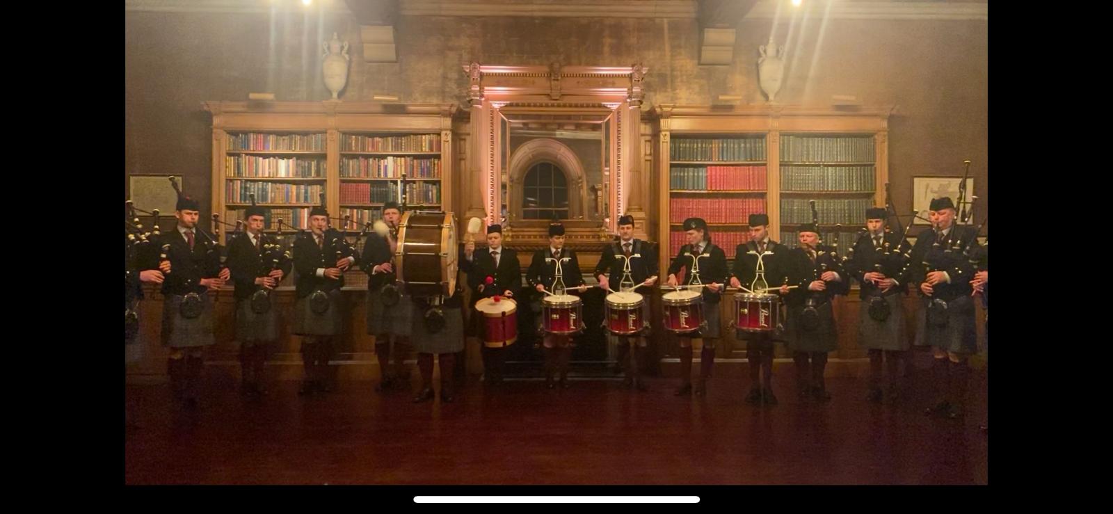 Stockbridge Pipe Band - Barnbougle Castle - March 2023